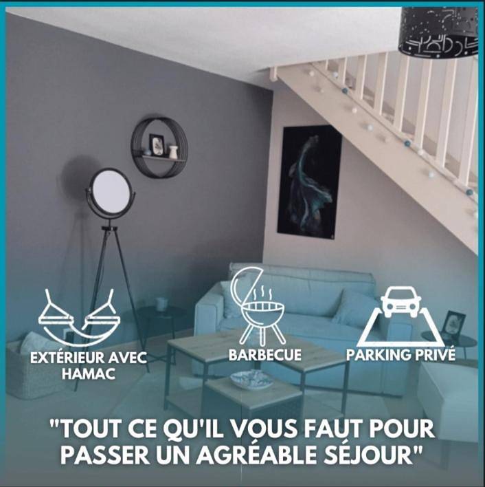 Location de vacances pour 4 personnes, avec terrasse à Berriac