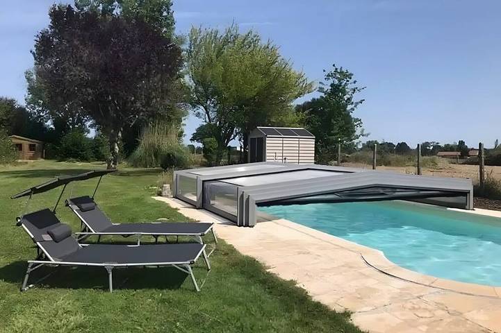 Casa de vacaciones para 2 personas, con terraza además de piscina y jardín - 1