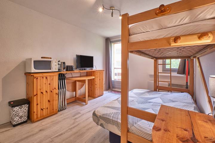 Geheel appartement, Appartement 'Prapoutel Pied Des Pistes' met bergzicht en balkon in Prapoutel, Les Adrets