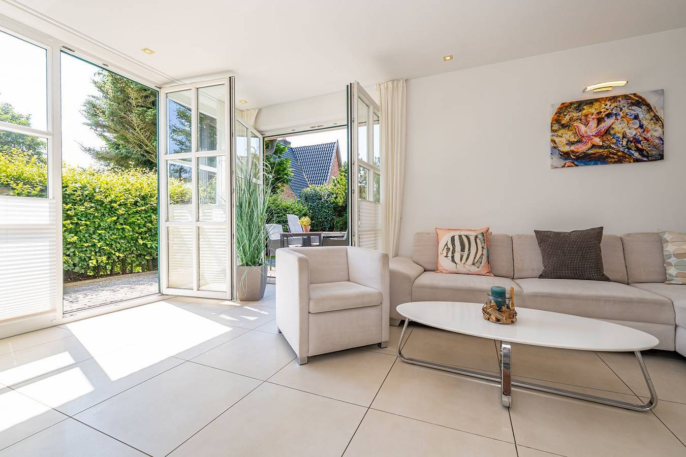 Ferienhaushälfte für max. 4 Personen, in ruhiger Lage mit Terrasse. in Westerland, Sylt (Gemeinde)