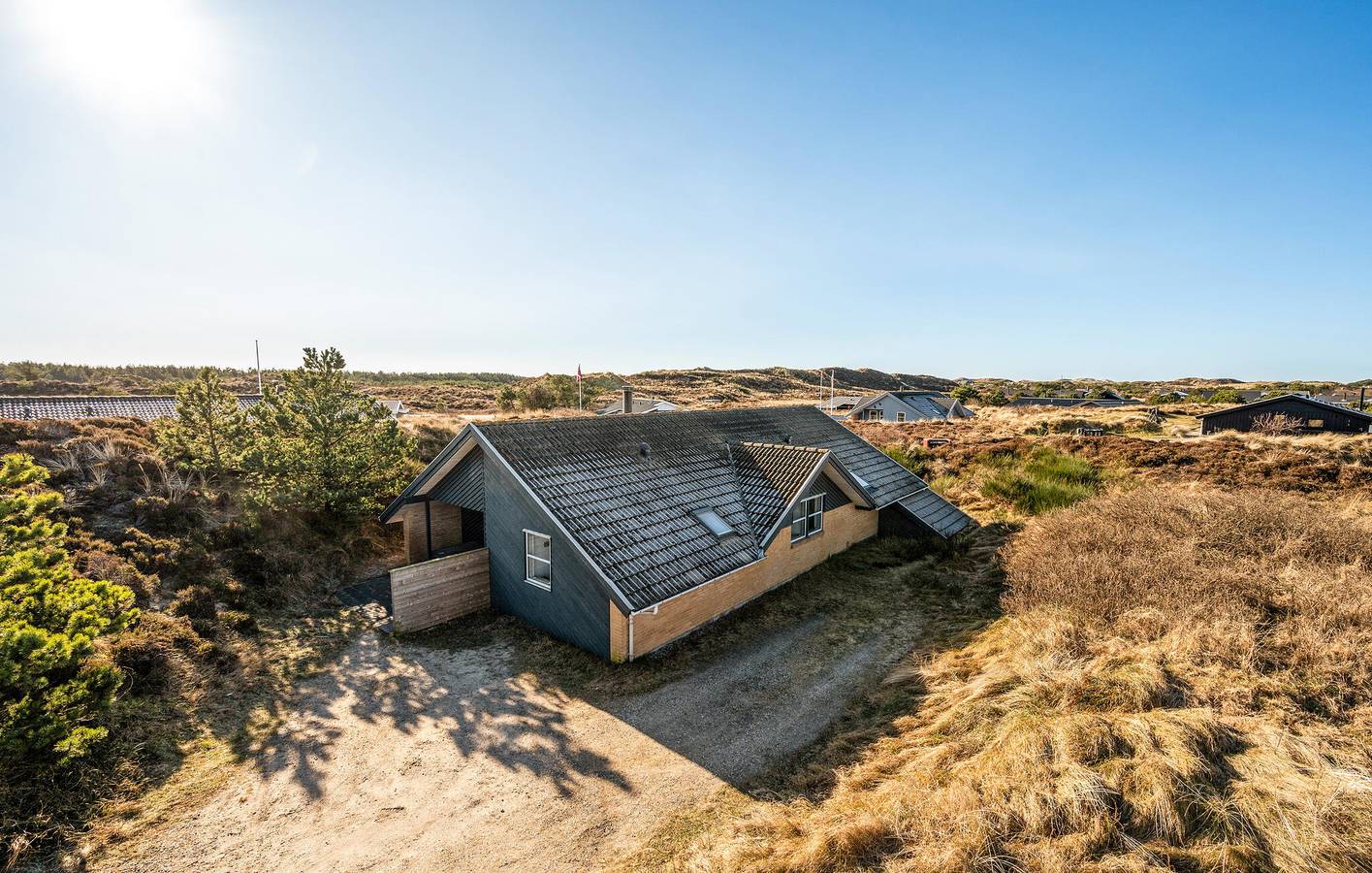 Ferienhaus für 10 Personen mit Terrasse in Henne, Filsø See