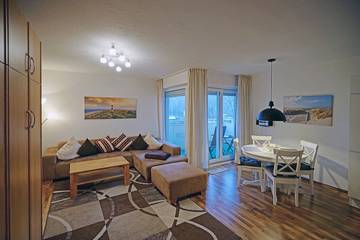 Ferienwohnung für 4 Personen, mit Sauna und Balkon, mit Haustier in Duhnen