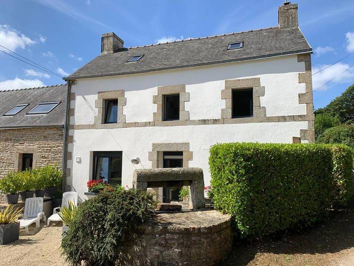 Location de vacances pour 5 personnes, avec Terrasse ainsi que Jardin et Vue à Leuhan