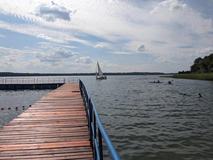 Maison d’hôte pour 3 personnes, avec Terrasse et Jardin ainsi que Vue sur le lac et Vue en Pologne - 2