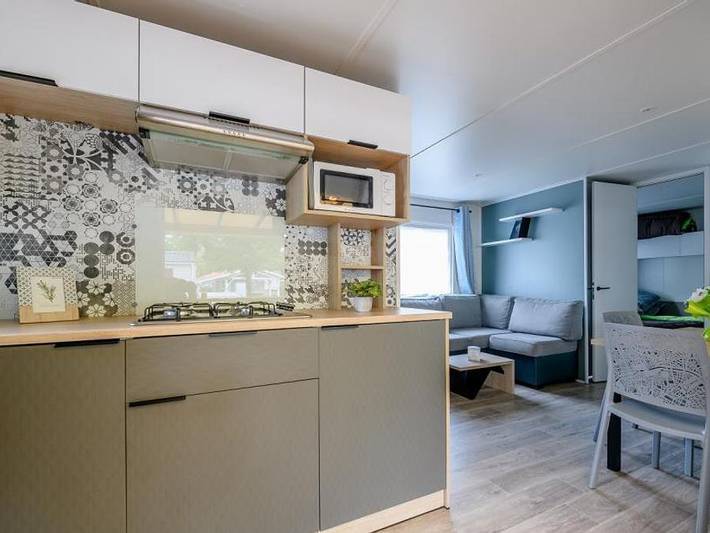 Mobil home pour 6 personnes, avec bassin pour enfant à Parentis-en-Born - 3