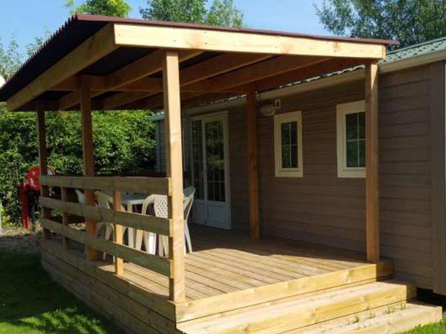 Flower Camping Le Dolium - Mobilheim 5 personen - Mobilheim "Voltinia" -Klimatisiert/Tv-2 Schlafzimmer- 5 Personen max (Baby inbegriffen) 4/5 Pers. in Laudun-l'Ardoise, Nimes und Umgebung