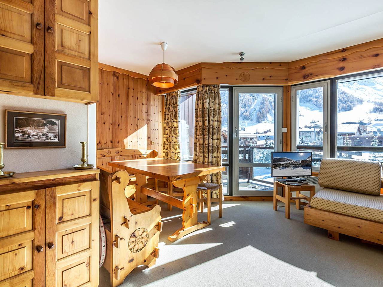 Appartement De Vacances pour 4 Personnes dans Val-d'Isère, Espace Killy