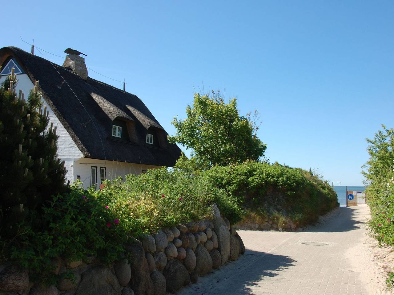 Reethaus am Strand direkt am Meer in Wyk auf Föhr (Stadt), Wyk auf Föhr