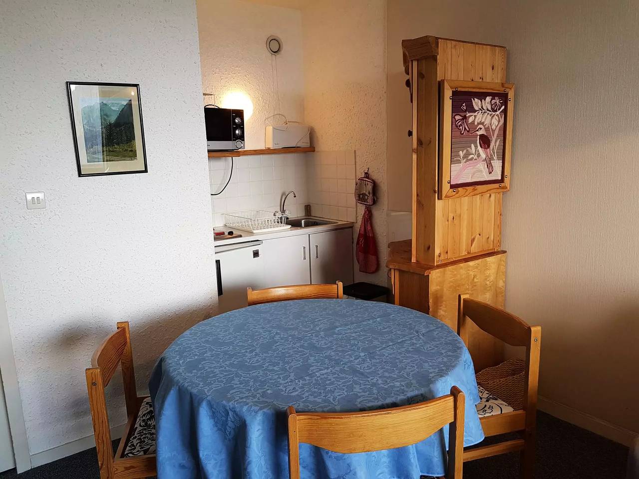 Estudio entero, Paradiski cerca de las pistas plan peisey in Parque Nacional de Vanoise