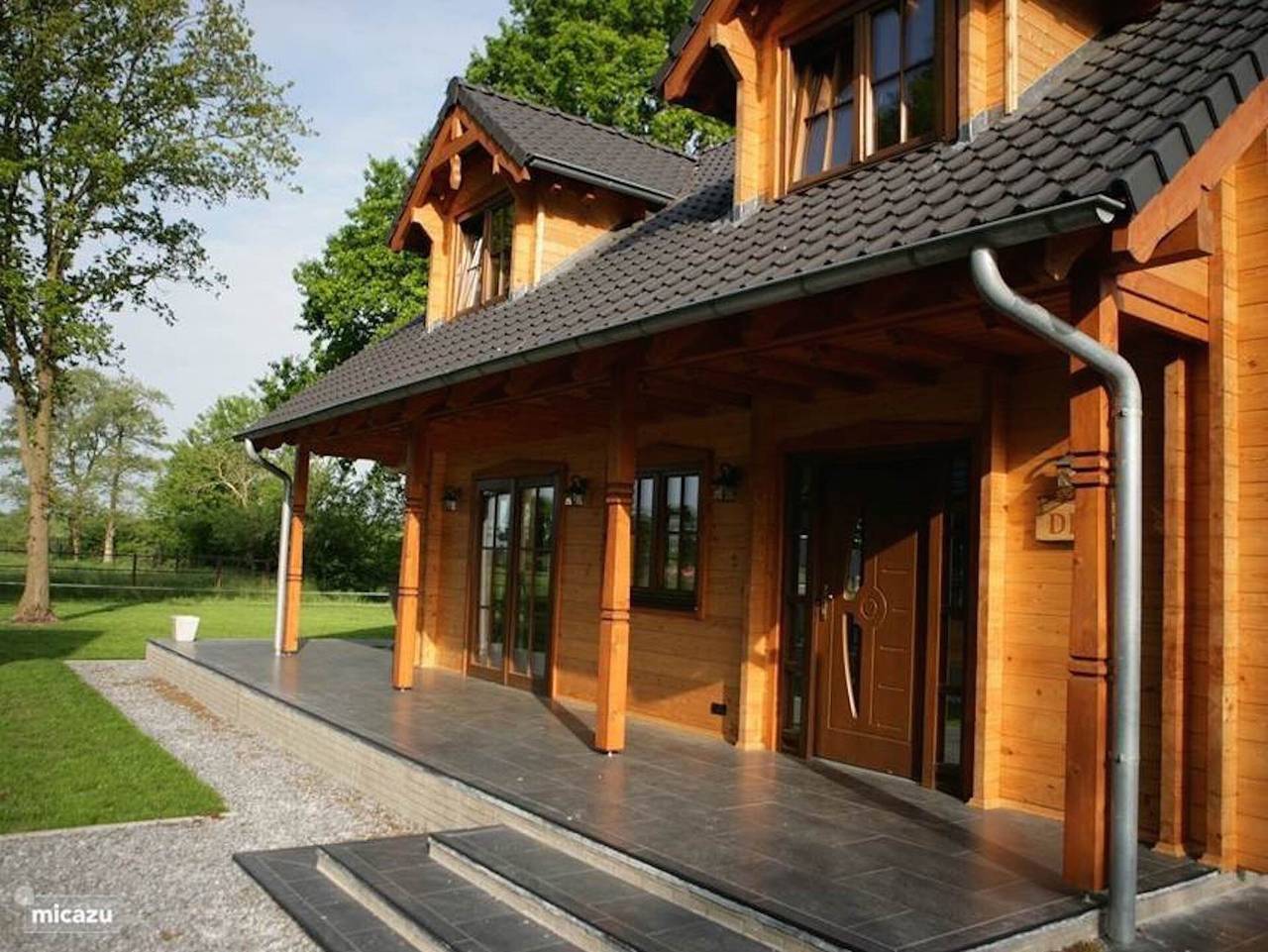 Villa en bois de luxe Dirk dans une zone boisée avec vue imprenable sur la campagne in Den Ham (Overijssel), Twente