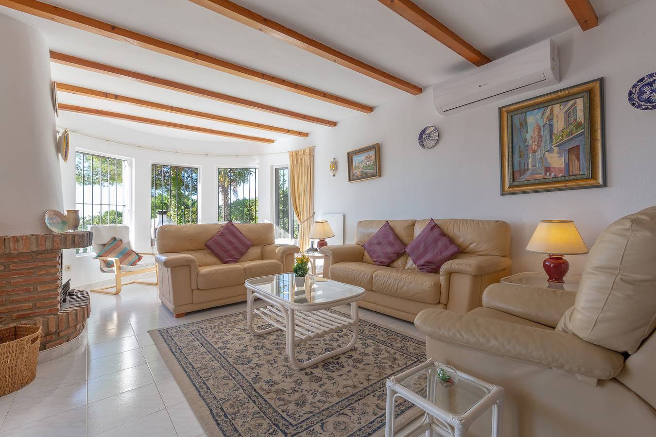 Villa 'Casa Pepe' met Zeezicht, Privézwembad, Tuin, Airco & Wi-Fi in Mijas, Costa del Sol