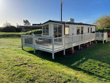 Wohnwagen für 6 Personen, mit Pool und Garten, mit Haustier in England
