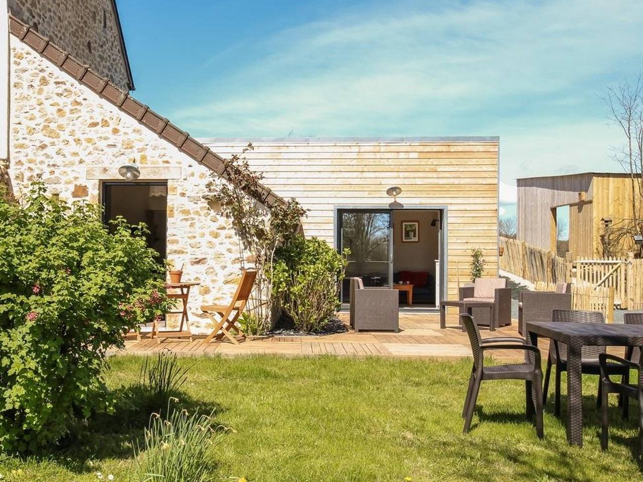 Encantadora casa de campo con mascotas permitidas y jardín cerrado in Bricquebec, Côte de la Déroute