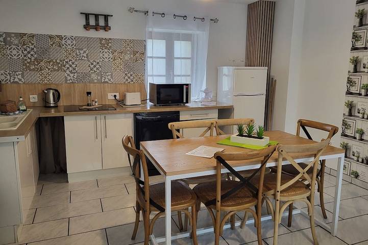 Appartement de vacances pour 7 personnes, avec terrasse et sauna