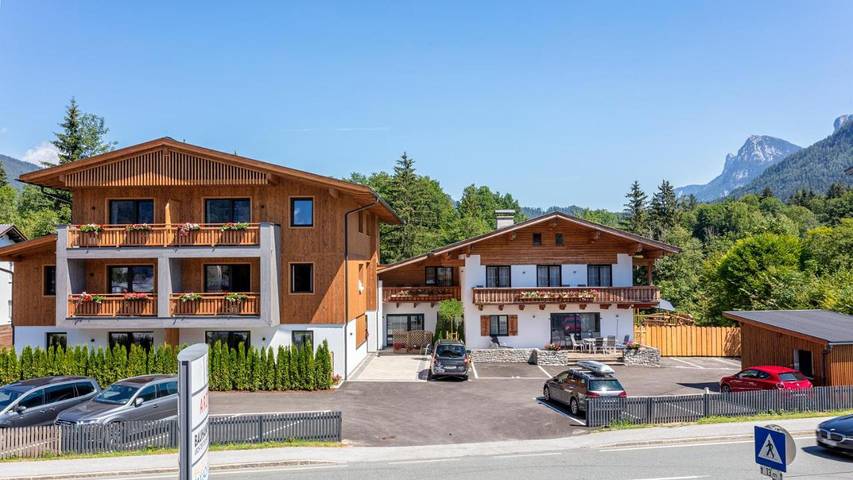 Ferienwohnung für 6 Personen, mit Terrasse und Garten sowie Sauna und Ausblick in Lofer