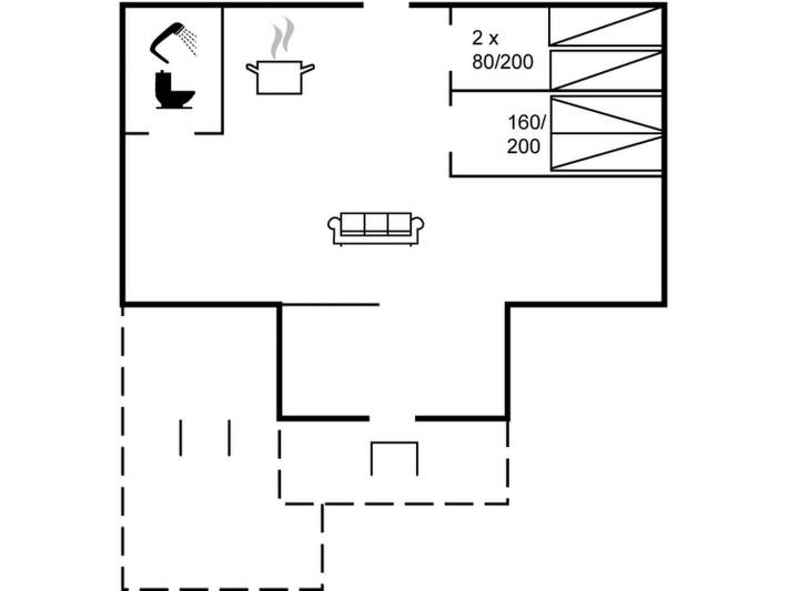 Ferienhaus für 4 Personen, mit Terrasse auf Bornholm - 2