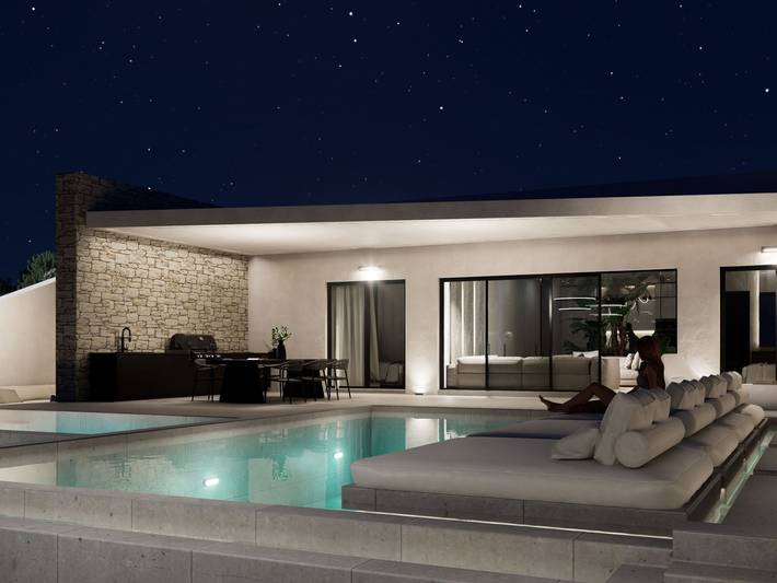 Ferienhaus für 7 Personen, mit Pool und Garten in Rhodos Stadt - 4