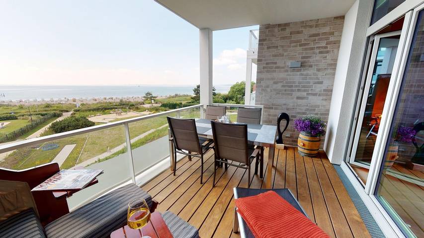 Ferienwohnung für 6 Personen, mit Sauna und Balkon, kinderfreundlich in Südstrand Pelzerhaken - 2