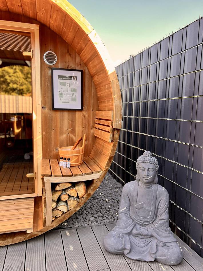Ferienwohnung für 3 Personen, mit Whirlpool und Garten sowie Sauna - 1