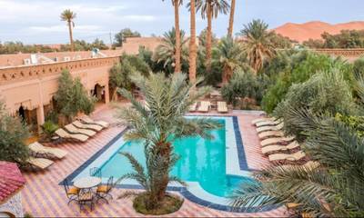 Maison d’hôte pour 2 personnes, avec piscine ainsi que jardin et vue dans Merzouga