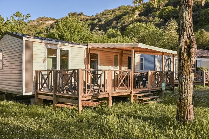 Caravane pour 6 personnes, avec Balcon/Terrasse et Terrasse
