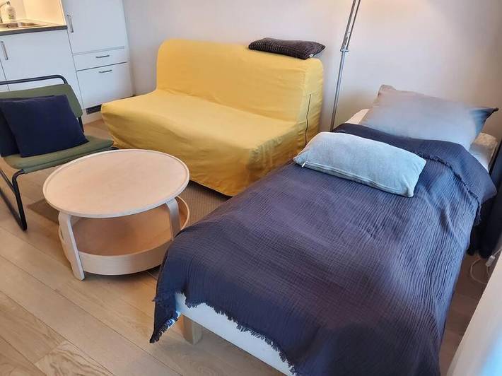 Ferieleilighet for 2 personer, med hage og utsikt i tillegg til balkong i Trondheim