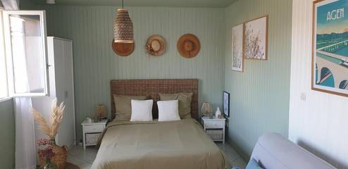 Gîte pour 4 personnes, avec jardin à Brax