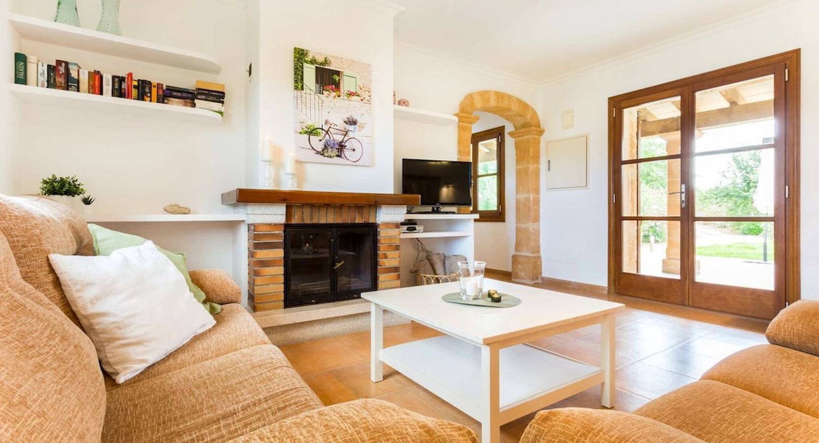 Finca 'Sa Fonteta' mit Bergblick, privatem Pool und Wlan in Artà, Mallorca Osten