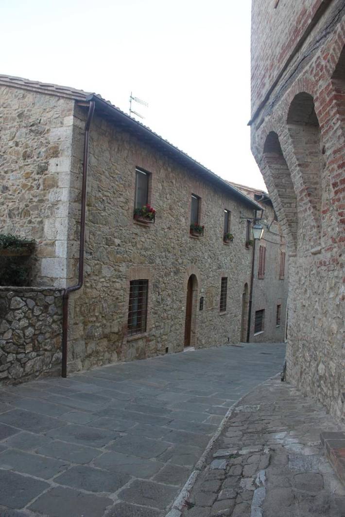 Appartamento per 2 persone, con giardino, adatto a famiglie con bambini in Castiglione d'Orcia