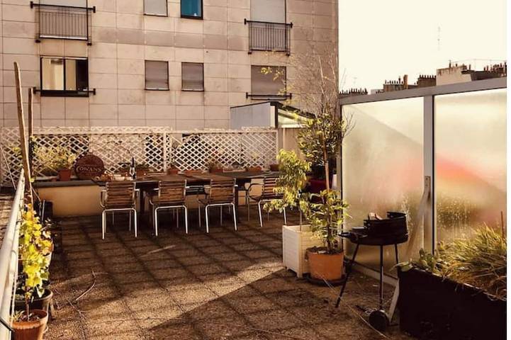 Vakantiehuis voor 4 personen, met terras in Parijs