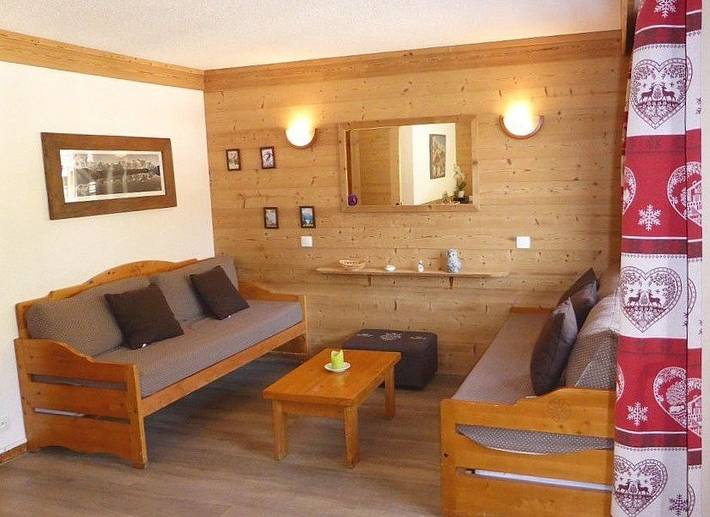 Gîte pour 6 personnes, avec balcon, animaux acceptés à Les Avanchers-Valmorel