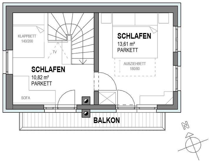Ferienhaus für 4 Personen, mit Balkon und Terrasse sowie Garten und Sauna in Bischofshofen - 3