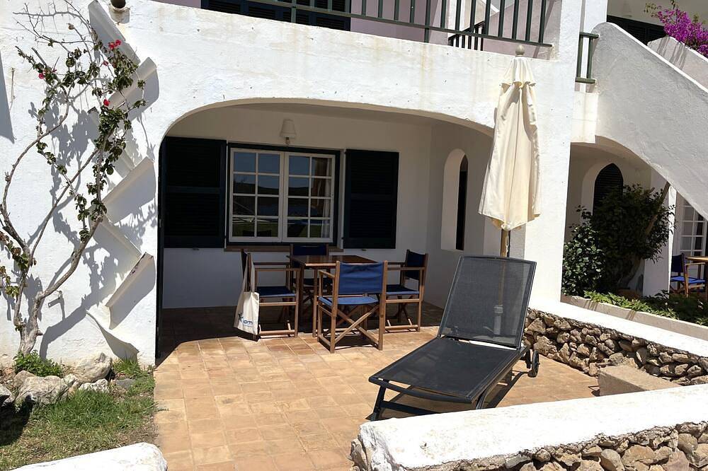 Entire apartment, Very front line stunning sea views near the beach in Fornells, Es Mercadal