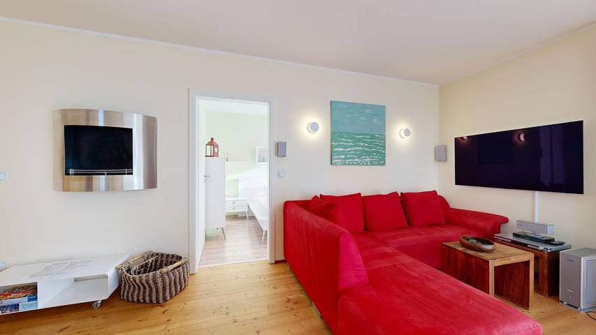 Ferienwohnung für 4 Personen, mit Terrasse und Garten sowie Sauna im Ostseebad Binz
