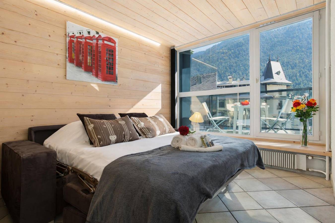Appartement entier, Apt L'Outa 209 Central Chamonix Mont Blanc view Parking in Brevent-Flegere, Chamonix-Mont-Blanc