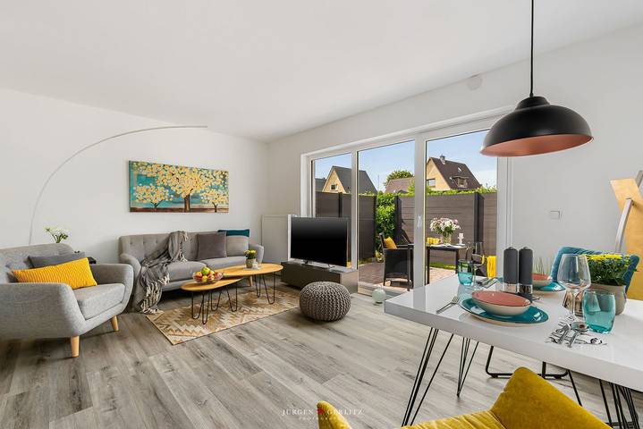 Ferienwohnung für 2 Personen, mit Terrasse und Garten in Stadt Glücksburg
