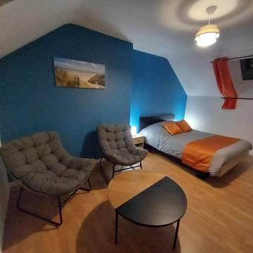 Chambre d’hôte pour 2 personnes, avec jardin et terrasse à Sainte-Marie-du-Mont