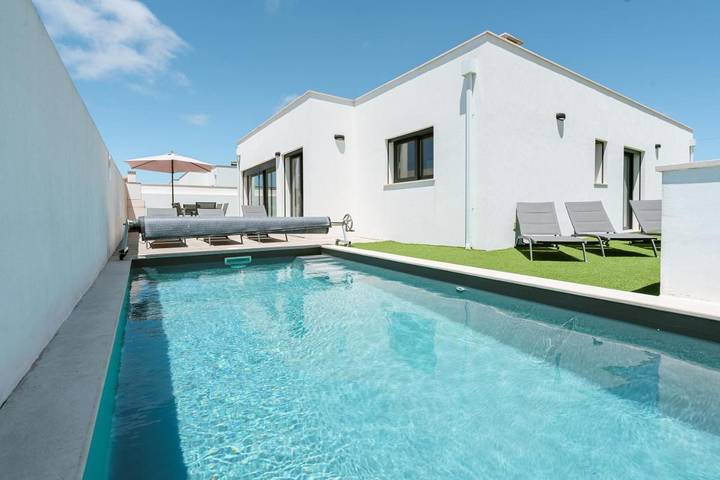 Ferienhaus für 6 Personen, mit Pool und Garten in Santa Bárbara