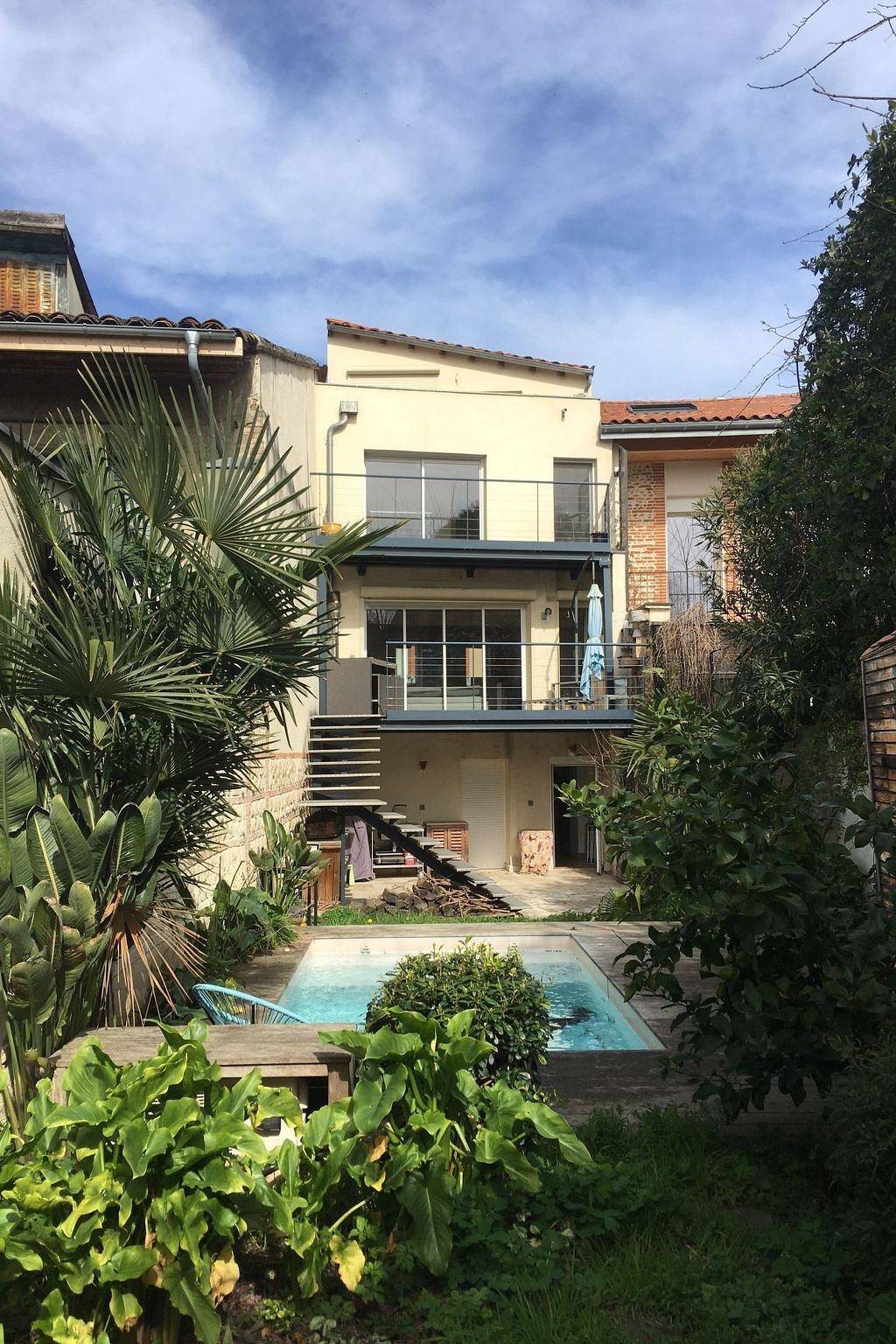 Haus mit Pool im Zentrum von Toulouse in Jolimont-Soupetard-Bonhoure (Toulouse), Toulouse