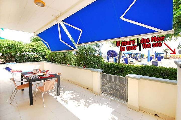 Ferienwohnung für 6 Personen, mit Terrasse und Garten in 