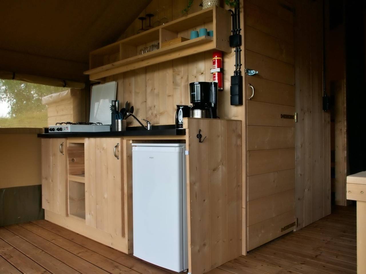 Luxus Safarilodge mit Privatbad in Regio Zwolle
