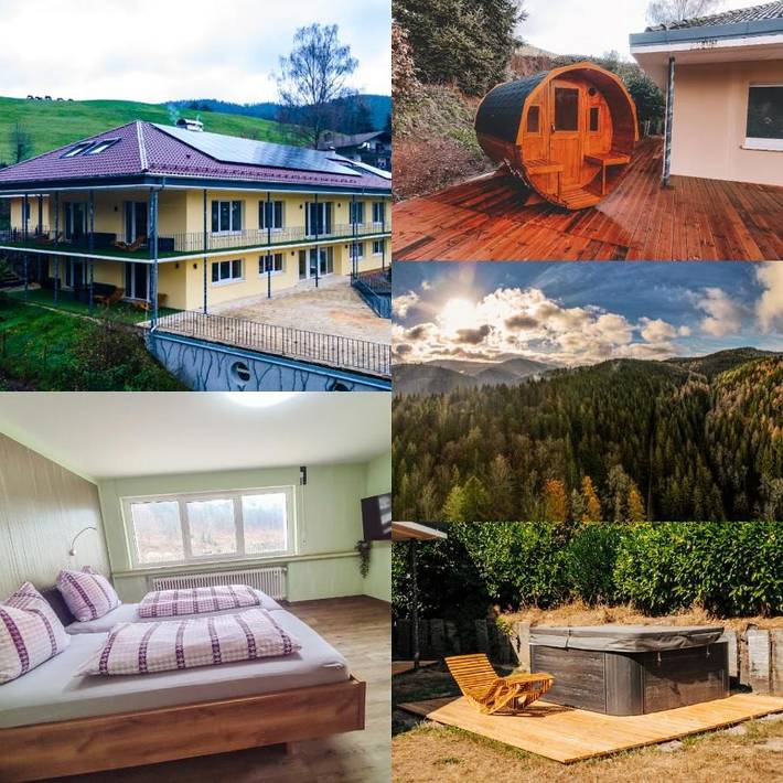 Ferienhaus für 6 Personen, mit Balkon und Sauna