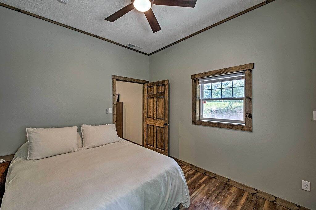 ‘Camp Monroe’ in Bloomington w/ Deck & Views! in Lake Monroe