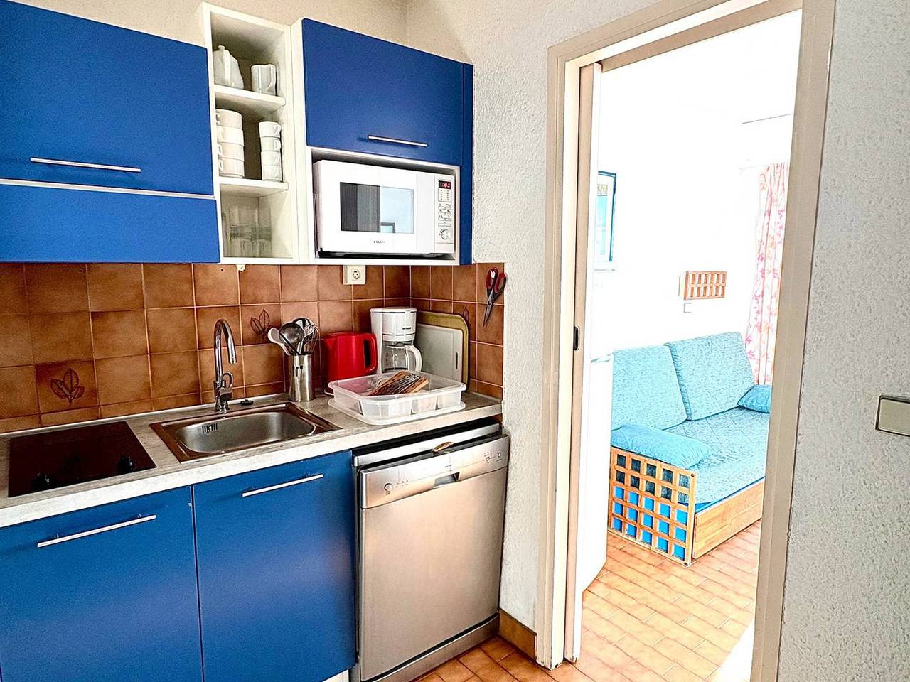 Ganzes Studio, Studio für 4 Pers. mit Wlan, Meerblick von Terrasse in Roquebrune-Cap-Martin, Nizza und Umgebung