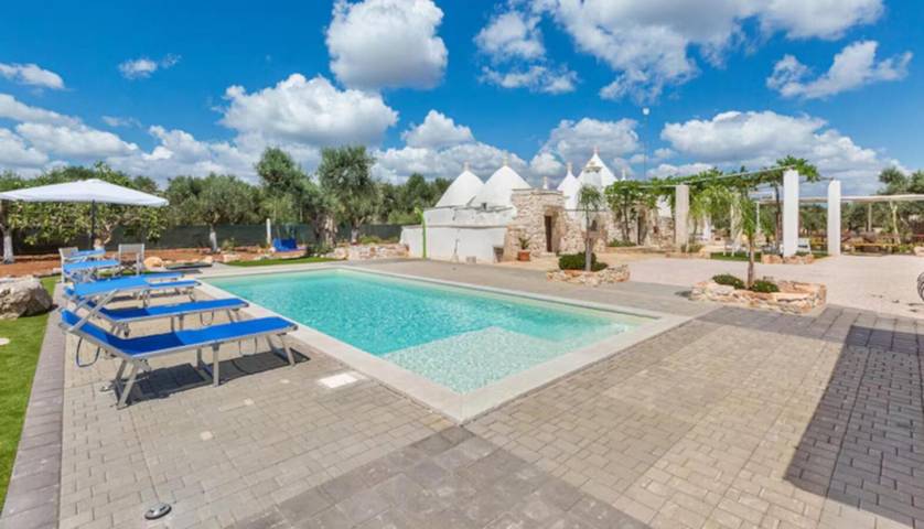 Trullo für 4 Personen, mit Garten, mit Haustier