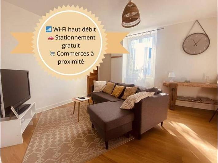 Appartement de vacances pour 5 personnes, avec jardin