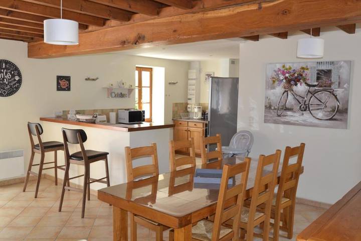 Maison de vacances pour 7 personnes, avec jardin et vue, animaux acceptés