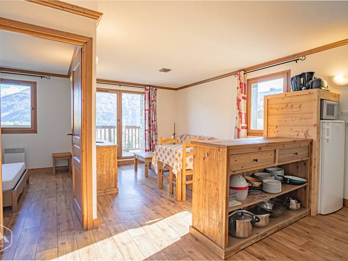 Chalet pour 6 personnes, avec balcon à Aussois