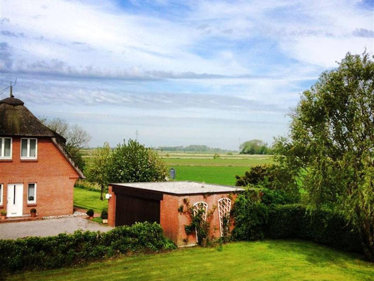 Ganze Ferienwohnung, Appartement Beisel unter Reet in Garding, Eiderstedt