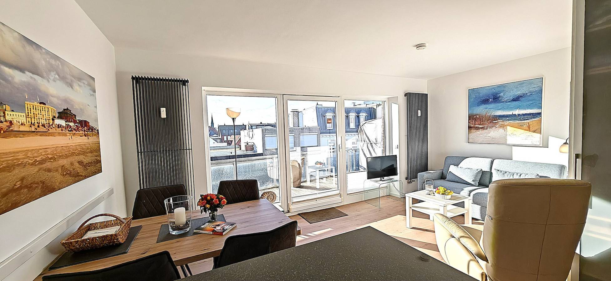 Ganze Wohnung, Ferienwohnung 'Sommertraum Im 3 Jahreszeiten' mit Balkon und Wi-Fi in Norderney